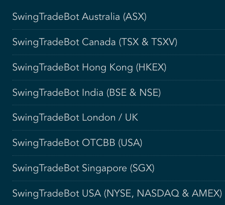 SwingTradeBot Expands To Seven More Global Stock | SwingTradeBot.com